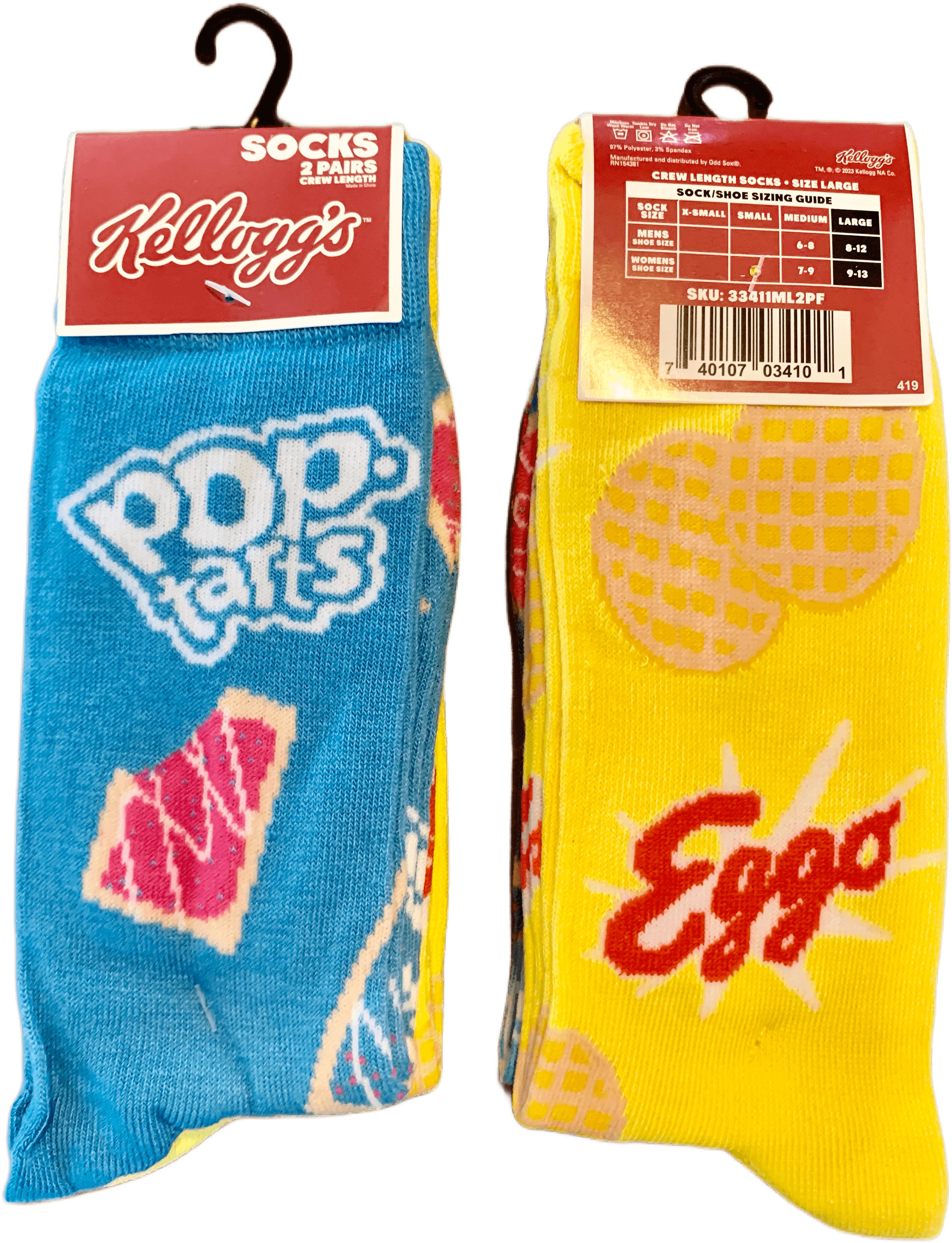 Chaussettes Pop-Tarts &amp; gaufre Ego