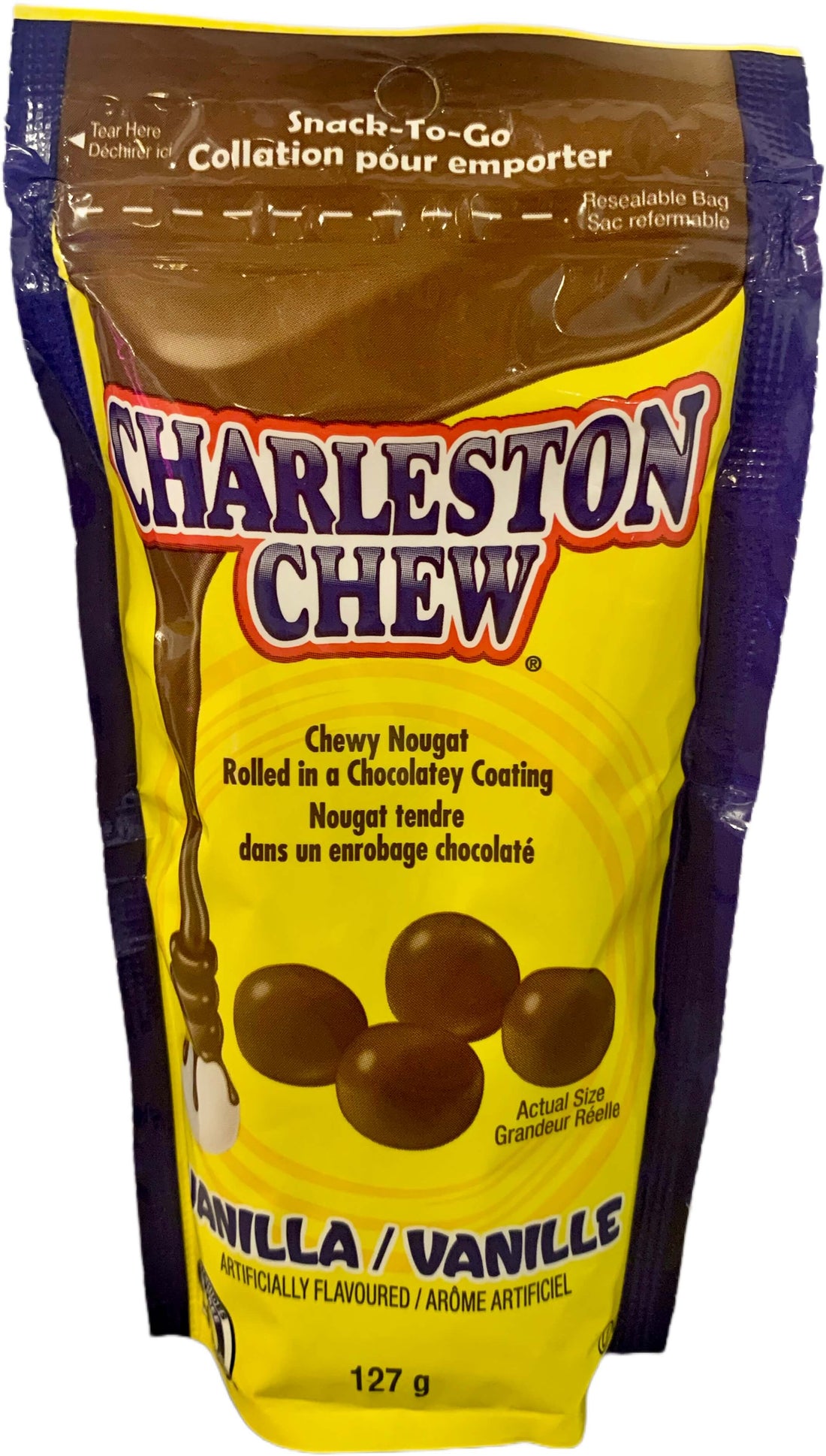 Charleston Chew vanille en bouchées