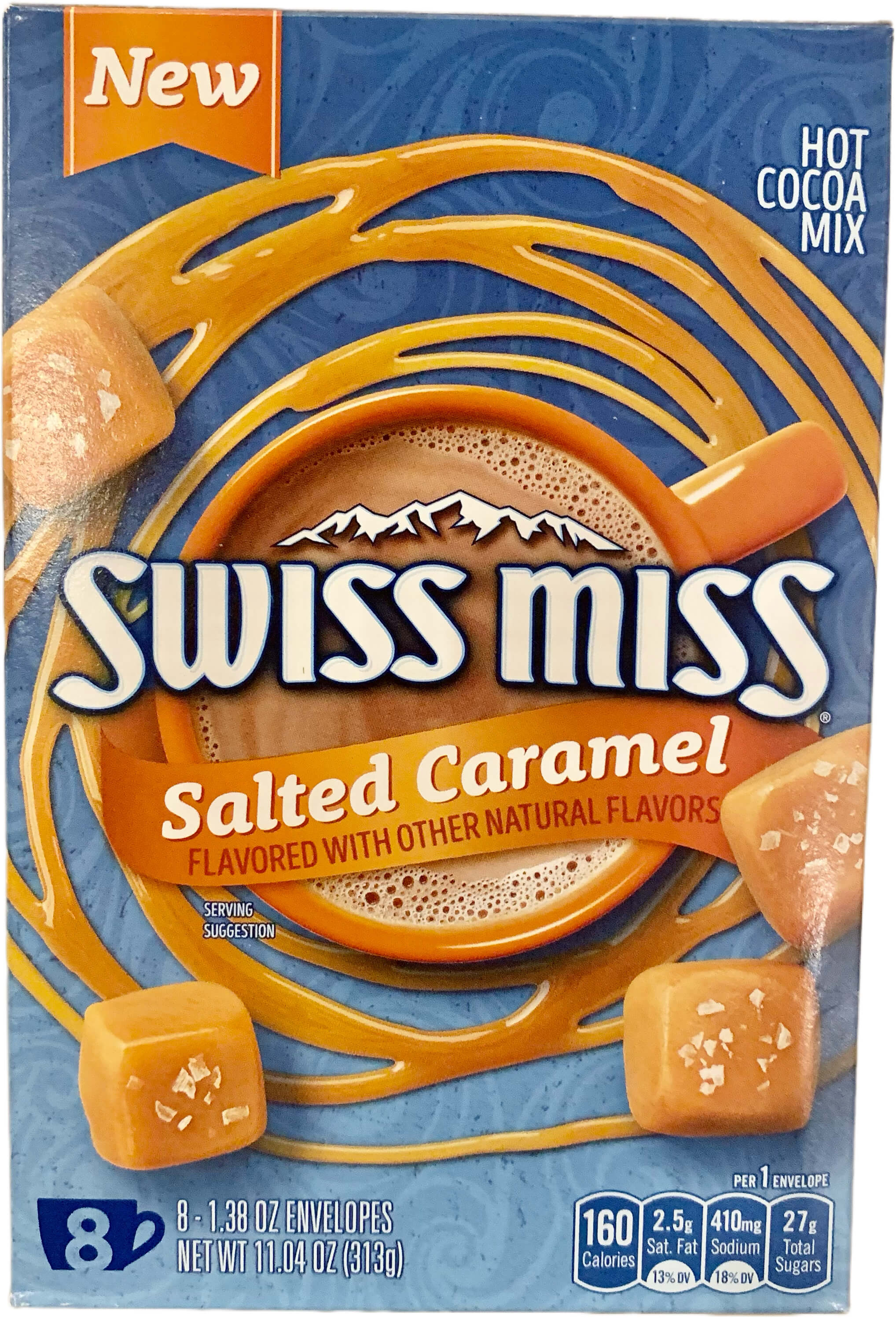 Chocolat chaud caramel salé Swiss Miss (boite de 8 sachets)